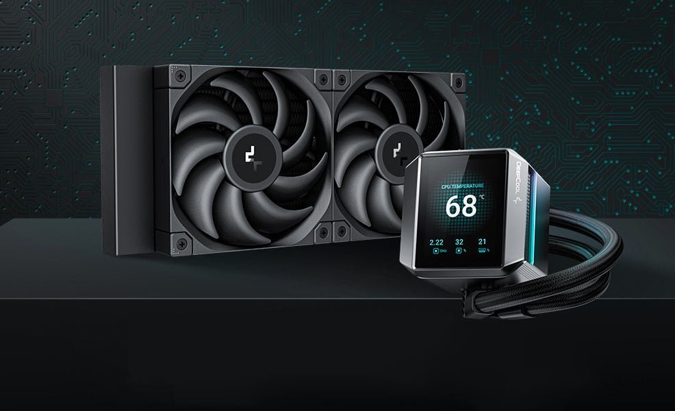 DeepCool MYSTIQUE 240 LCD Liquid Cooler